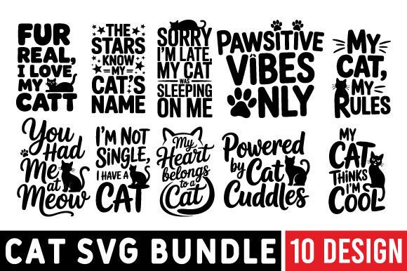 Cat SVG Design Bundle: A Smart Graphics Choice for Crafts