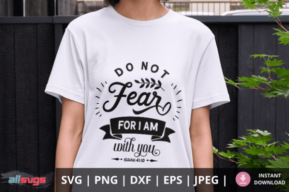 Faith over Fear Bible Verse SVG Cut Graphics for Crafts