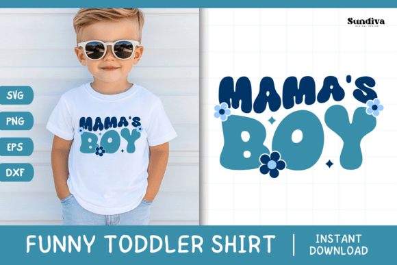 Funny Boy Toddler T-shirt Quotes SVG 11 Graphics in Crafts
