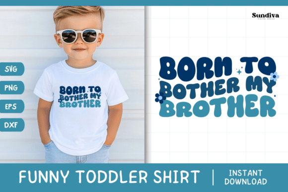 Funny Boy Toddler T-shirt Quotes SVG 30 Graphics and Crafts