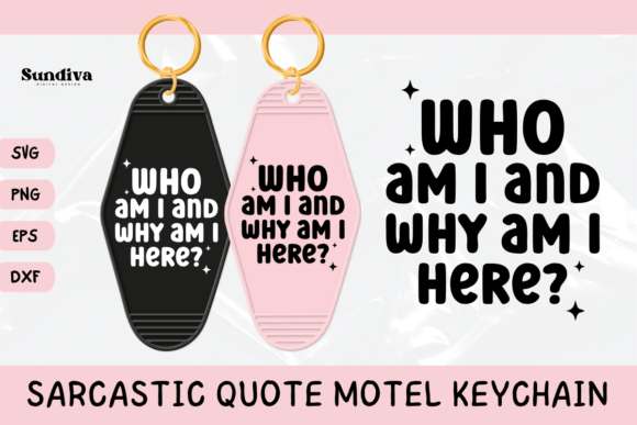 Funny Sarcastic Motel Keychain SVG 1 Review
