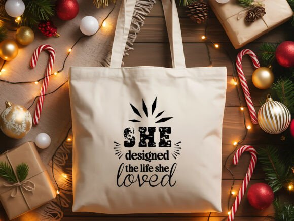 She Designed the Life She Loved Quote: Graphics for Crafts & Brands